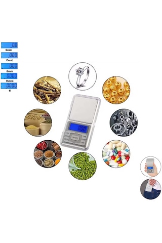 Küçük Dijital Hassas Cep Ölçeği Mücevher Vb. Terazisi Lcd Elektronik Kuyumcu Tartısı Sayma Modlu Max: 300 Gr