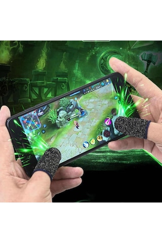 Pugb Eldiven Oyun Çift Parmak Telefon Dokunmatik Oyuncu Eldiveni