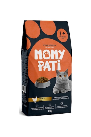 Momy Pati Tavuklu Kedi Maması 15 Kg Yetişkin Kediler Için