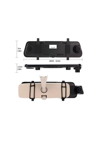 Kingboss Sl-d400 1080p Geri Görüşlü Dokunmatik Ayna Ön Arka