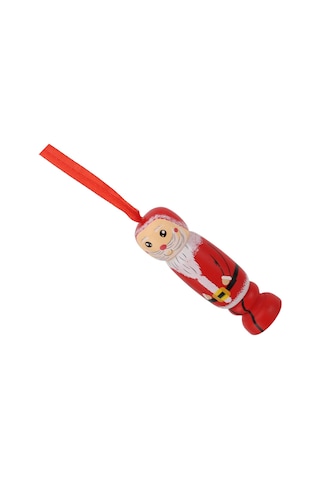 Yunboo Ahşap Noel Baba Süsü - Çekmeceli Tasarım, Asma/rakip Oynatma, Noel Ağacı/ev Dekorasyonu, Kaliteli Çam, Eğlenceli Hediye