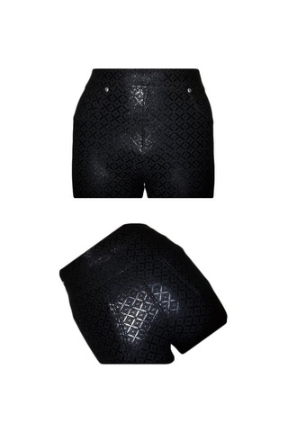 Besttrend Kadın Deri Baskılı Cepli Pantolon Tayt (160)