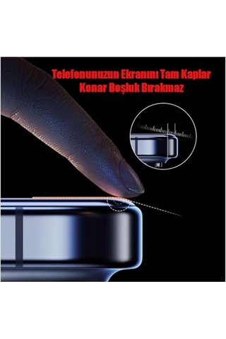Apple iPhone Uyumlu 16/16 Pro /16 Plus / 16 Pro Max Hayalet Aparatlı Ekran Koruyucu Otomatik Kurulumlu Toz Engelleyici Baloncuk Bır