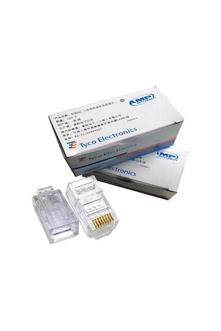 Amp Rj45 Cat6 Jack 100 Adet Amp Rj45 Cat6 Jack 100 Adet
