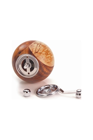 Jialan El Krank Ahşap Tuz Biber Değirmeni Seramik Çekirdek Ahşap