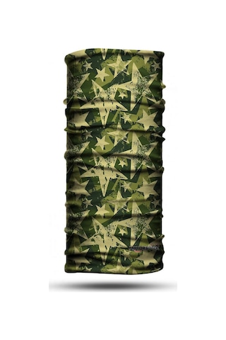 Motosıklet Bandana-boyunluk Crt-194 Haki - Siyah