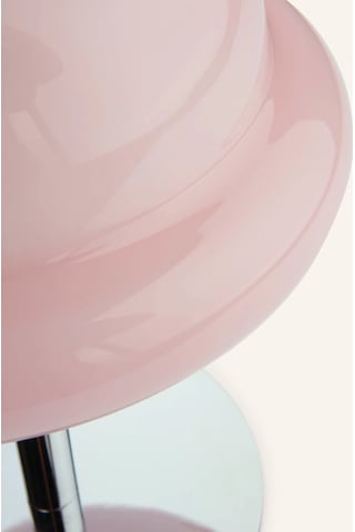 Bubba Masa Lambası, 26 Cm Cam Şapkalı Modern Aydınlatma Pembe
