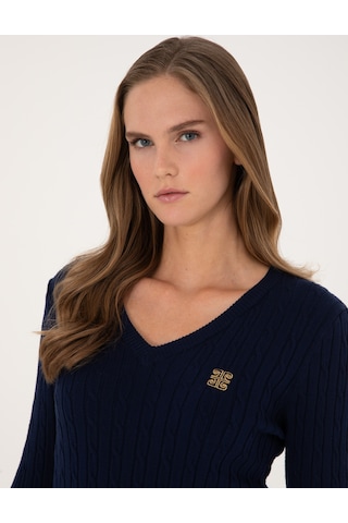 Pierre Cardin Kadın Lacivert Kazak /triko 50317062-vr033 Lacivert