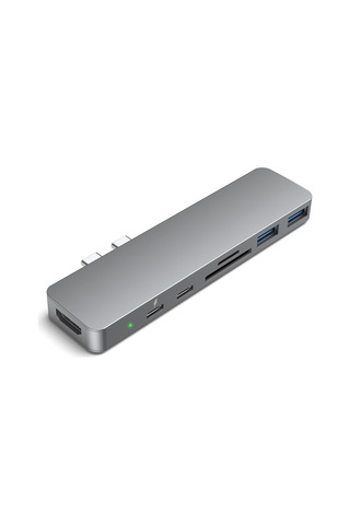 Springsun Usb-c Hub Alüminyum Alaşımlı 7'si 1 Arada Çoklu Bağlantı Noktalı Hub