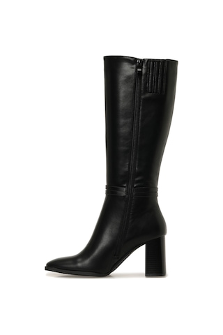 Butigo 25k-8146 5pr Siyah Kadın Topuklu Çizme 000000000102051259 Siyah