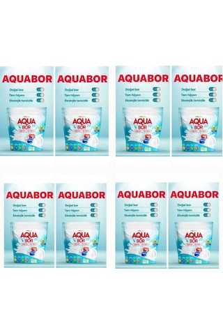 Aquabor Doğal Mineralli 8 Paket Bulaşık Tableti 8 30 Kapsül 81482582