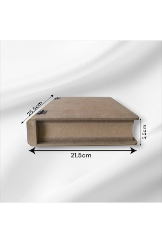 Ahşap-boyanabilir-kitap Kutusu