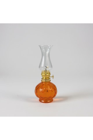 İdare Kandil Nostalji Gaz Lambası Mini Turuncu