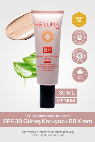 Heiluna Güneş Koruyuculu BB Krem Medium SPF30 30 ML