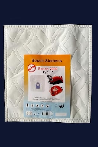 Tr 2-pk Typ P Bez P75 Siemens İle Uyumlu Vz 92351 Uyumlu 10 Adet Süpürge Toz Torbası Bez Genel