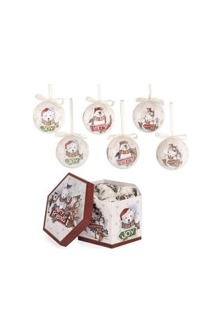 Maeve Yılbaşı Ağaç Süsü 14 Adet 7,5cm