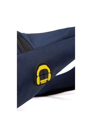 Tuldar Deri Usb Kulaklık Çıkışlı Crossbody Çapraz Göğüs Omuz Ve Bel Çantası Tul360 Lacivert