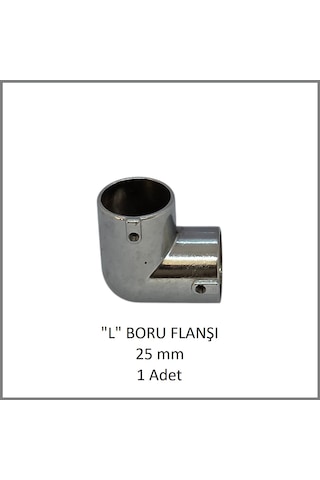 "l" Boru Flanşı 25 Mm 1 Adet Metal