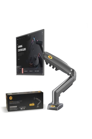 Monitör Standı North Bayou Nb F80 2026 Yeni Model Amortisörlü Tekli Monitör Standı Gri 17-32 Inç - 2-9 Kg