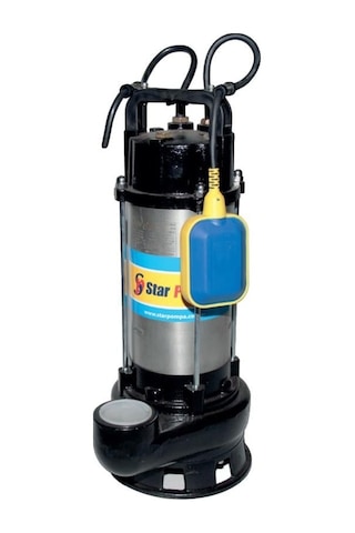 Star Spf 150 1,5hp 380v Döküm Çarklı Panolu Foseptik Dalgıç Pompa