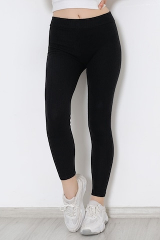 Mokashopin - Örme Kaşe Tayt Siyah - 10158.1567. 001