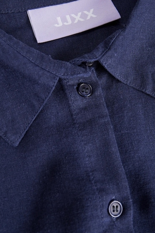 Jjxx Kadın Jxjamıe Oversize Uzun Kollu Keten Gömlek 12269668 Lacivert Lacivert
