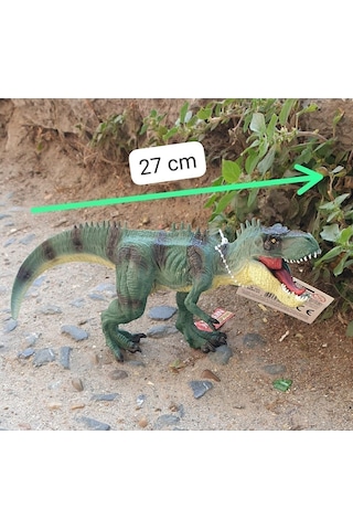 Trex Dinazor Kırılmaz Oyuncak 27 Cm Ağız Hareketli Dinozor Gerçek Ince Detay