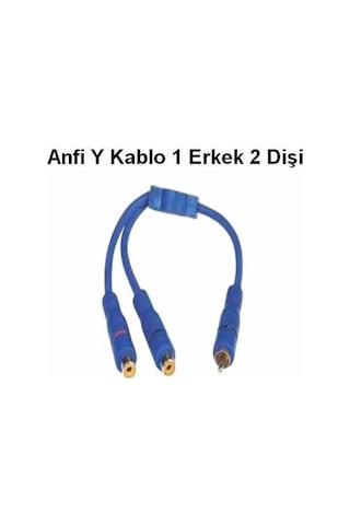 Anfi Y Kablo 1 Erkek 2 Dişi Rca Lale Kablo