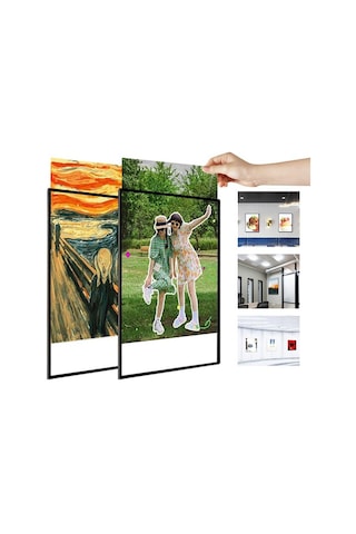 Pm-21757 Ledli A1 Değiştirilebilir Reklam Poster Çerçevesi Tabela