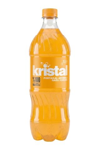 Kristal Portakal Aromalı Gazlı İçecek 1 L 6'lı