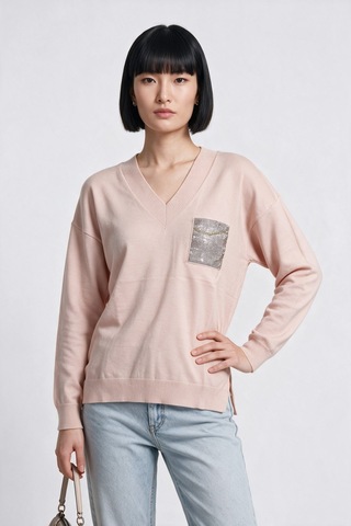 Daido Daıdo Kadın Triko 20k341900328 Toz Pembe