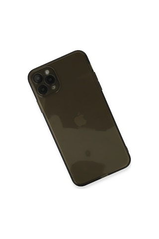 Cosmotex Newface Apple iPhone Uyumlu  11 Pro Max Kılıf Fly Lens Silikon - Siyah