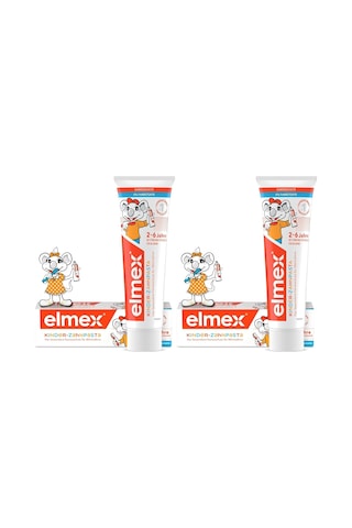 Elmex Junior Çocuk Diş Macunu 2-6 Yaş 75 Ml 2li Set Çürüğe Karşı Koruma