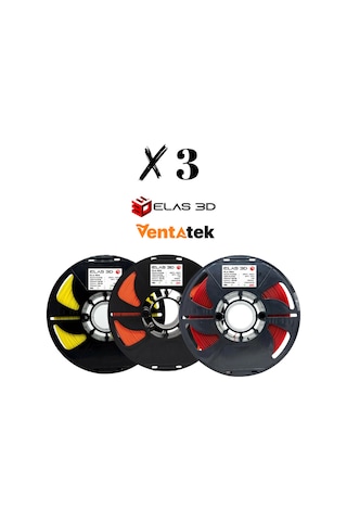Elas 3d Pla Pro Filament 1.75mm 3 Kg Kampanya Paketi 3 Kg