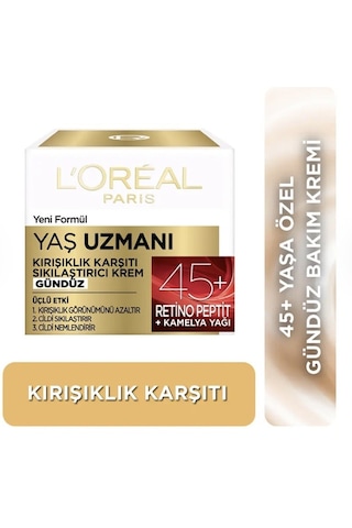 Loreal Yaş Uzmanı 45+ Kırışıklık Karşıtı Sıkılaştırıcı Gündüz Kremi 50 Ml