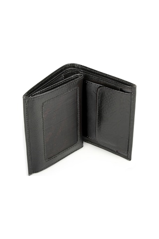 Bay Pablo V90 Siyah Hakiki Deri Erkek Cüzdan Siyah