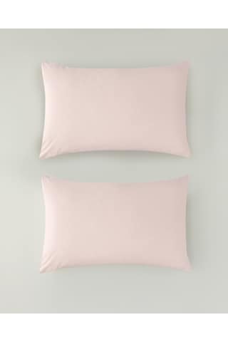 English Home Pure Pamuklu 2'li Yastık Kılıfı 50x70 Cm Toz Pembe Toz Pembe