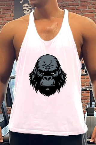 Bluu Gorgy Gym Fitness Tank Top Sporcu Atleti