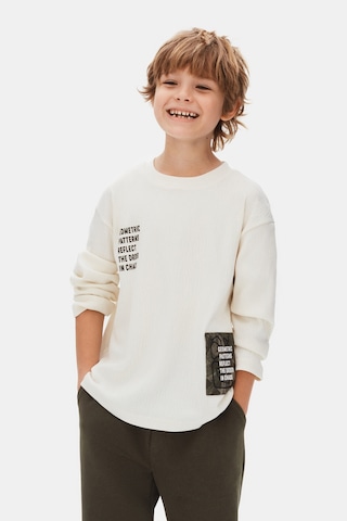 Xo Kids Erkek Çocuk Swaetşirt 8-14 Yaş 49303 Ekru - Yeşil