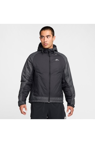 Nike Trail Primaloft Therma-fıt Erkek Siyah Koşu Ceketi-sportxstore Siyah-gri