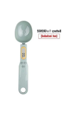 Wondernest Dijital Tartı Kaşık Mutfak Ölçüm Lcd Beyaz Ayarlanabilir 1 Adet Beyaz