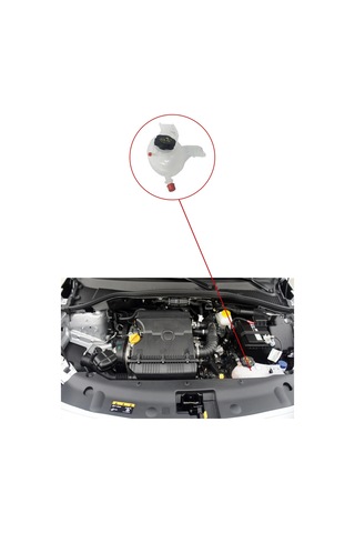 Fiat Egea Radyatör Ek Deposu Kapaklı - 52045650-52017097