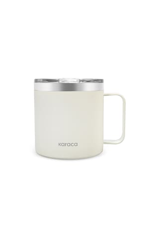 Karaca Thermal Çelik Mug 420 Ml Krem