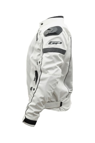 Gp Kompozit Mnty001 Yazlık 5 Korumalı Motosiklet Montu Beyaz
