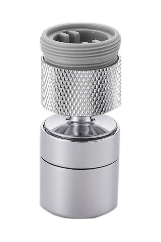 360 Dönebilen Musluk Havalandırıcı Pirinç 2 Pozisyonlu Ayarlanabilir Mutfak Musluğu Filtresi Bubbler Nozul Adaptörü - M22 Dış Dişli Nozullu Musluklar İçin Diğer