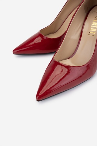 Valmenti Kadın Hakiki Deri Kırmızı Topuklu Ayakkabı 492 55700 Bn Ayk Y25 Kırmızı Kırmızı