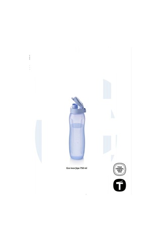 Eco Şişe Suluk İnce 3 Lü Set 500 Ml,750ml,1 Lt Turuncu Mavi Turkuaz