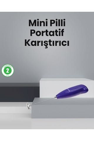 Mutfak İçin Mini El Mikseri Kahve, Süt, Krema Sos Karıştırıcı