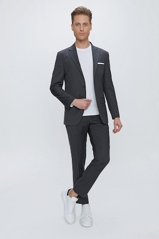 Efor Slim Fit Klasik Mono Yaka Klasik Antrasit Takım Elbise Tk 2021 Antrasit