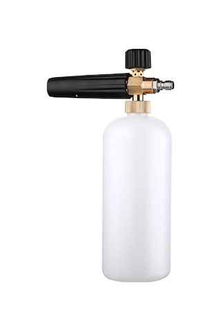 Mufunye Plastik Beyaz Yüksek Basınçlı Köpük Sprayer - Ayarı Değiştirilebilir Fıskiyeli Araba Yıkama Spreyi